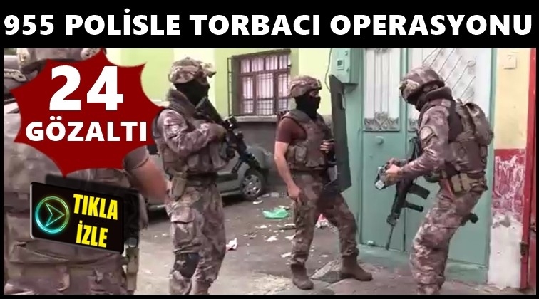 Gaziantep'te torbacı operasyonu: 24 gözaltı