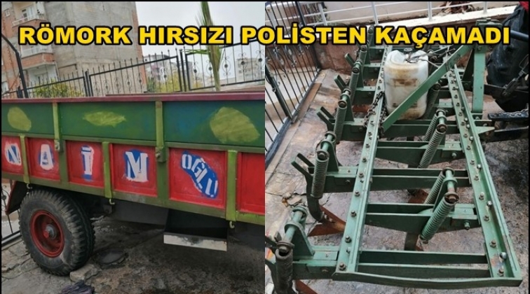 Gaziantep'te traktör römorku hırsızlığı