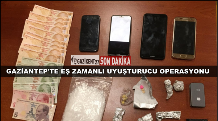 Gaziantep'te uyuşturucu operasyonu: 3 tutuklama