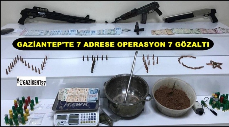 Gaziantep'te uyuşturucu operasyonu: 5 tutuklama
