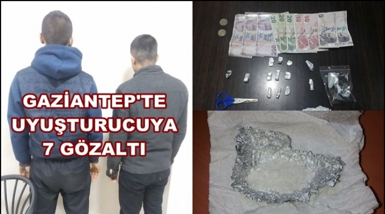 Gaziantep'te uyuşturucu satıcılarına operasyon