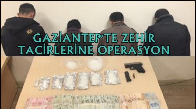 Gaziantep'te uyuşturucu satıcılarına operasyon