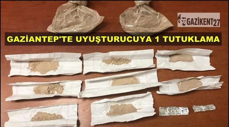 Gaziantep'te uyuşturucu ticaretine 1 tutuklama