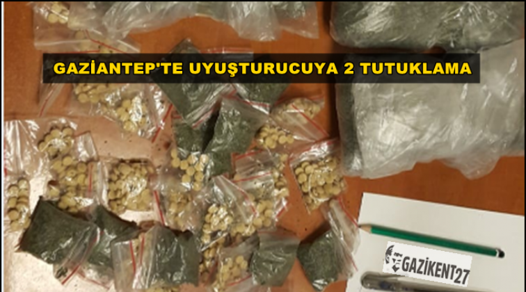 Gaziantep'te uyuşturucuya 2 tutuklama
