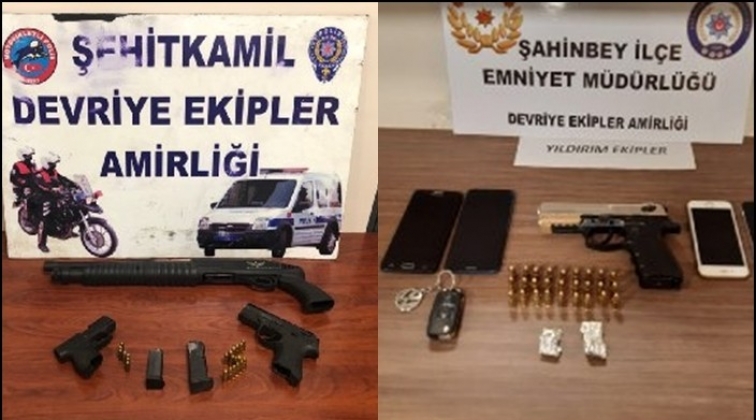 Gaziantep'te uyuşturucuya 22 hırsızlığa 33 gözaltı