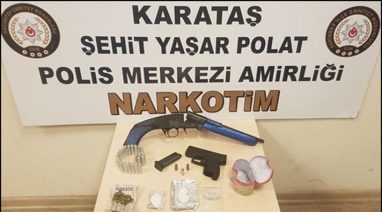 Gaziantep'te uyuşturucuya 3 gözaltı