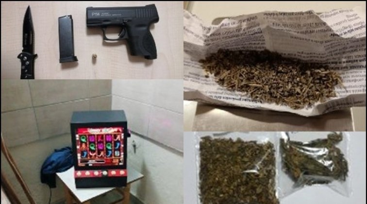 Gaziantep'te uyuşturucuya 30 hırsızlığa 19 gözaltı
