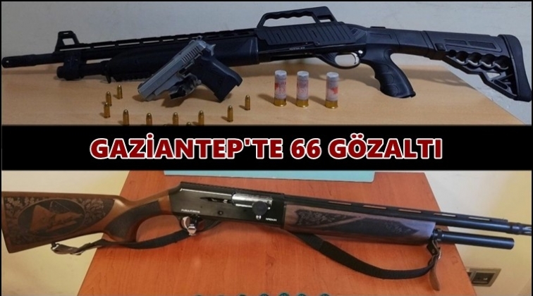 Gaziantep'te uyuşturucuya 35 hırsızlığa 31 gözaltı!