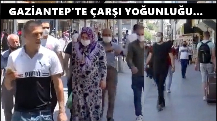 Gaziantep'teki çarşılarda yoğunluk