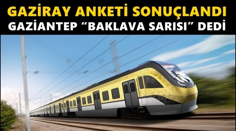 Gaziray anketinin sonuçları belli oldu...