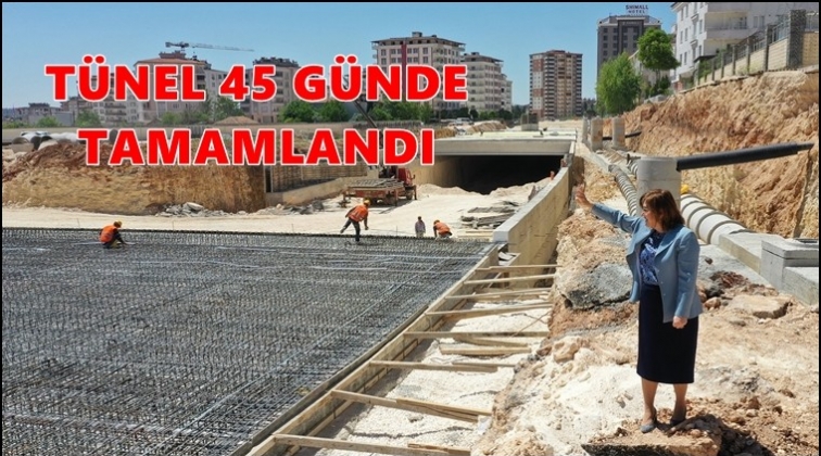 Gaziray İpekyolu tüneli tamamlandı