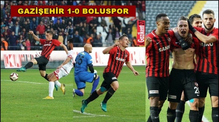 Maç sonucu: Gazişehir 1-0 Boluspor