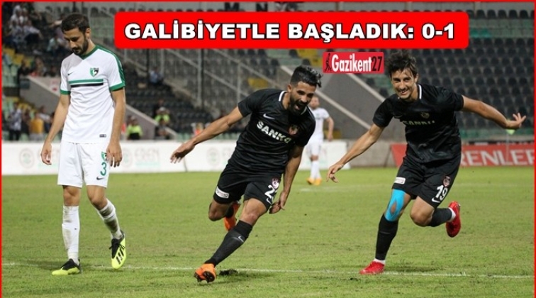 Gazişehir'den süper başlangıç: 0-1