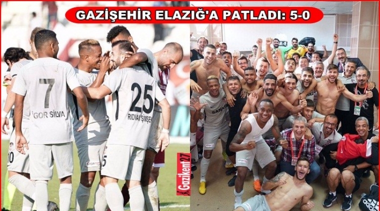 Gazişehir, Elazığ'da farka koştu: 5-0