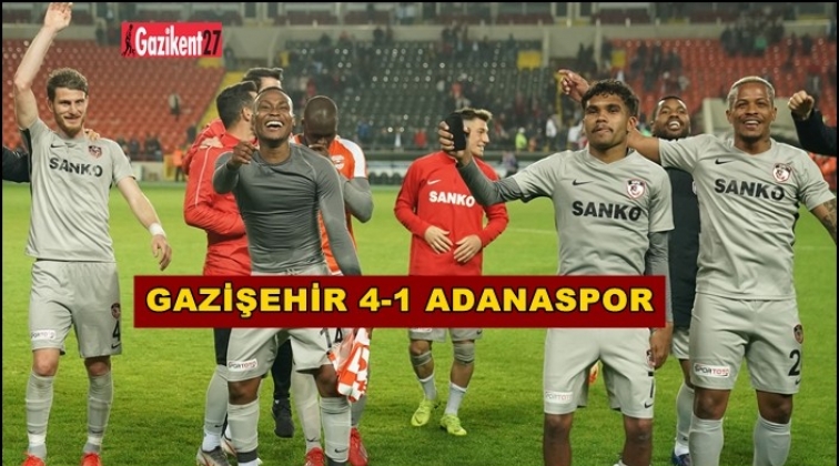 Gazişehir Gaziantep 4-1 Adanaspor