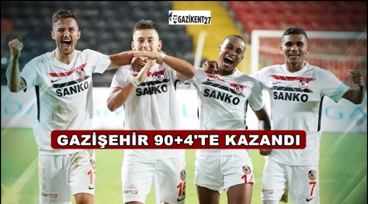 Gazişehir'den 90+4'te altın gol