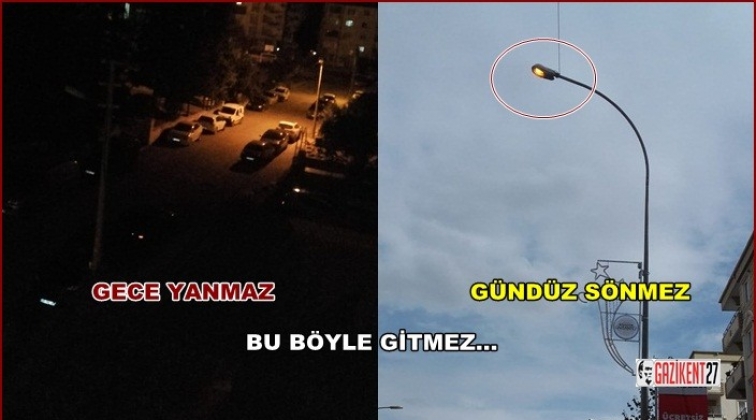 Gece yanmayan, g&uuml;nd&uuml;z s&ouml;nmeyen ışıklar...