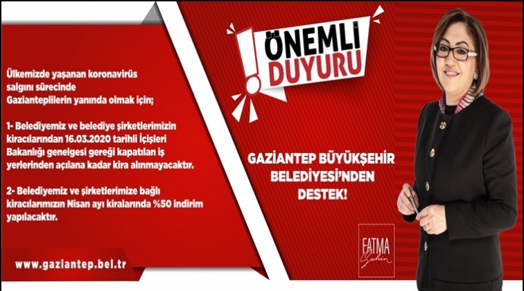 Geçici bir süre kira alınmayacak!