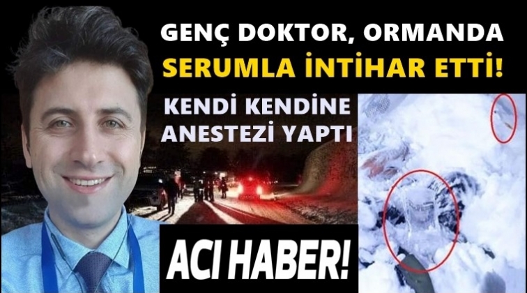 Genç doktordan serumla intihar!