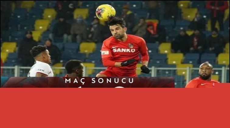 Gençlerbirliği: 1 - Gaziantep FK: 0