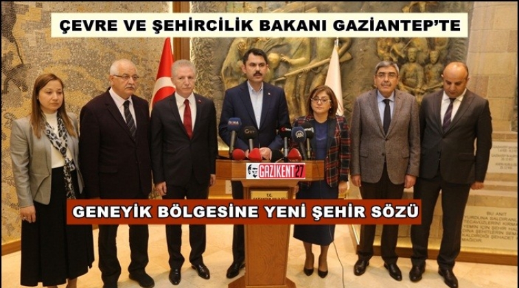 Geneyik b&ouml;lgesinde yeni bir şehir inşa edilecek