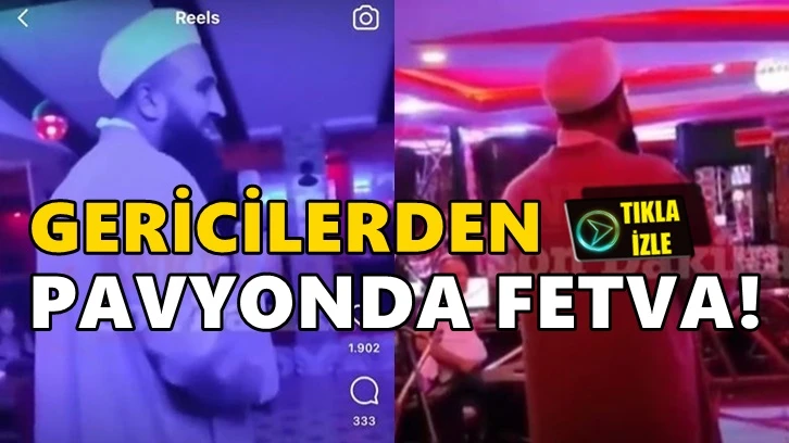 Gerici tebliğciler bu kez pavyonda görüntülendi!