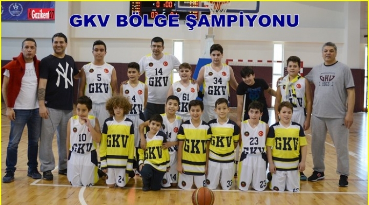 GKV basketbol takımı bölge şampiyonu