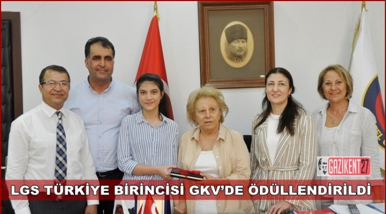 GKV’li Betül LGS Türkiye birincisi
