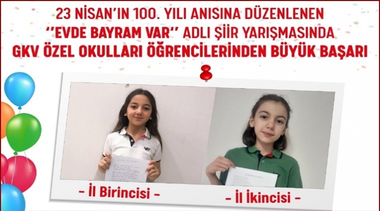 GKV’li minik şairlerin şiirleri derece yaptı