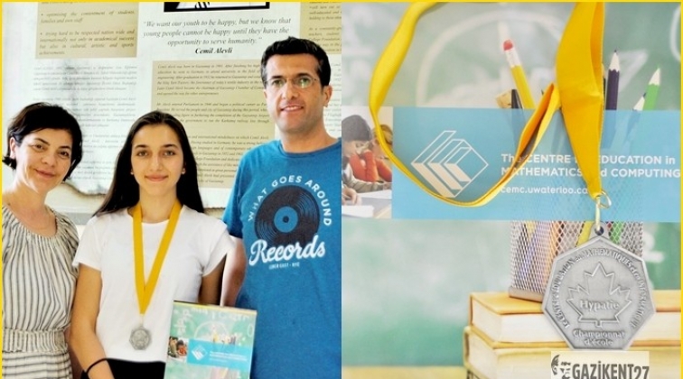 GKV’li Zeynep'e matematik ödülü