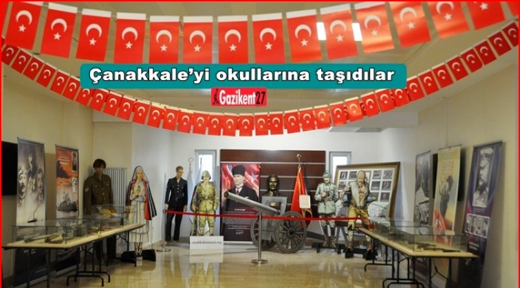 GKV’liler Çanakkale’yi okullarına taşıdı