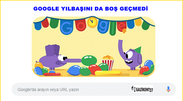 Google'dan, Yılbaşı i&ccedil;in &ouml;zel Doodle