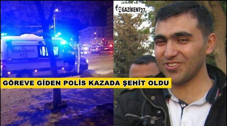 Göreve giden polisler kaza yaptı: 1 şehit