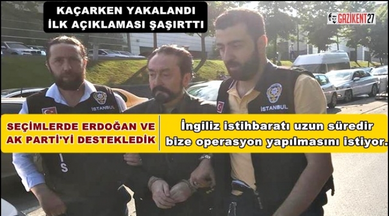 G&ouml;zaltındaki Oktar'dan ilk a&ccedil;ıklama