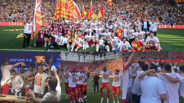 Göztepe, yeniden Süper Lig'e yükseldi...