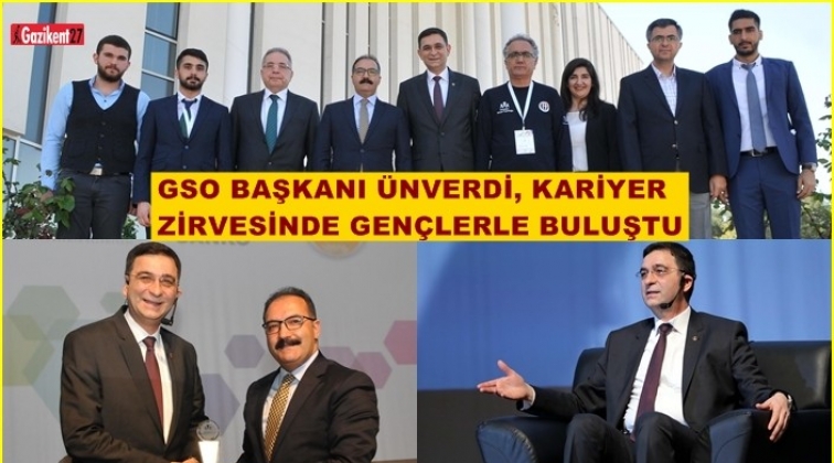 GSO Başkanı Ünverdi, gençlere tavsiyelerde bulundu