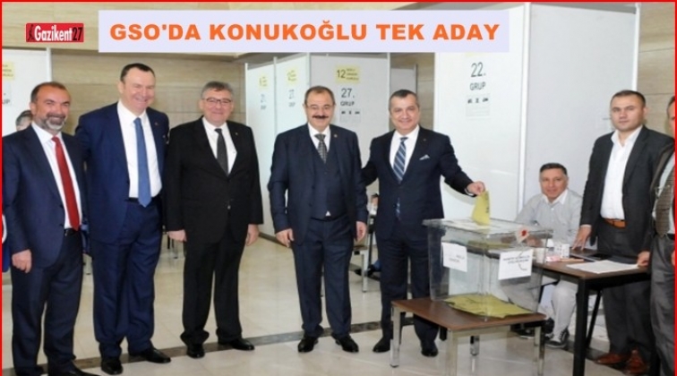 GSO'da, Konukoğlu tek aday