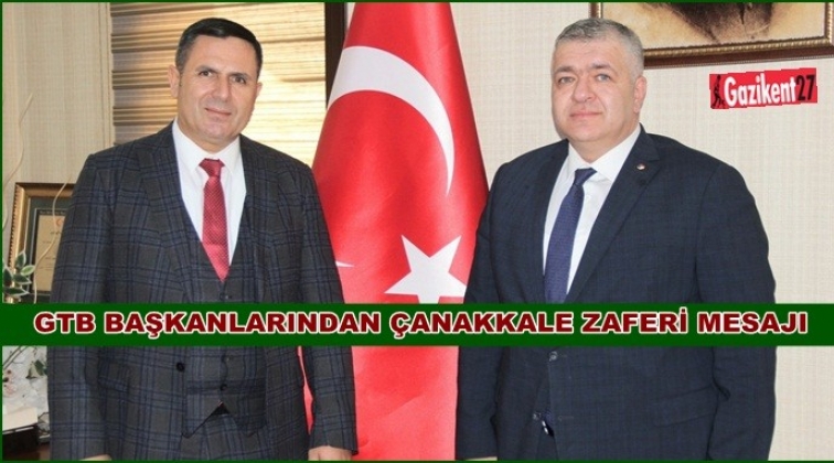 GTB Başkanları &Ccedil;anakkale Deniz Zaferi'ni kutladı