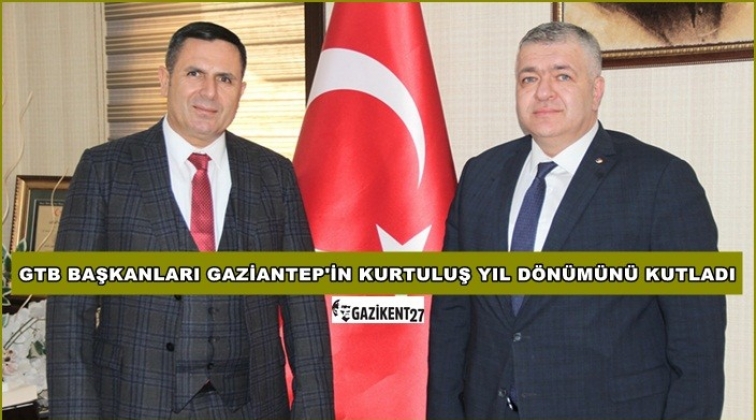 GTB başkanlarından kurtuluş g&uuml;n&uuml; kutlaması