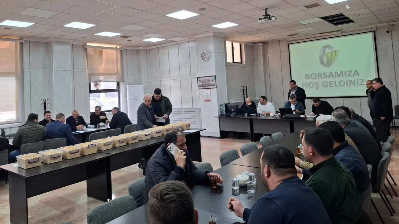 GTB'de TİGEM'in 15 bin ton mısır satışı yapıldı