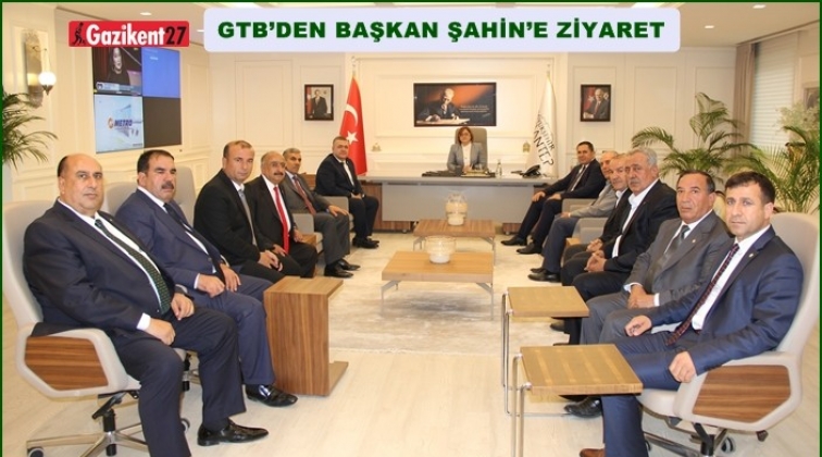GTB heyeti, Şahin&rsquo;i ziyaret etti