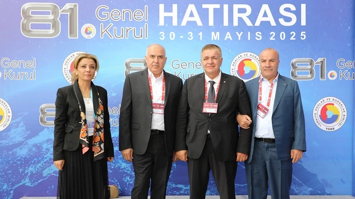 GTB heyeti, TOBB 81. Genel Kurulu'na katıldı