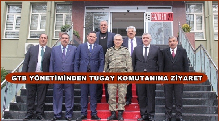 GTB y&ouml;netiminden Tugay Komutanına ziyaret
