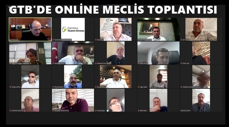 GTB'de video konferansla meclis toplantısı