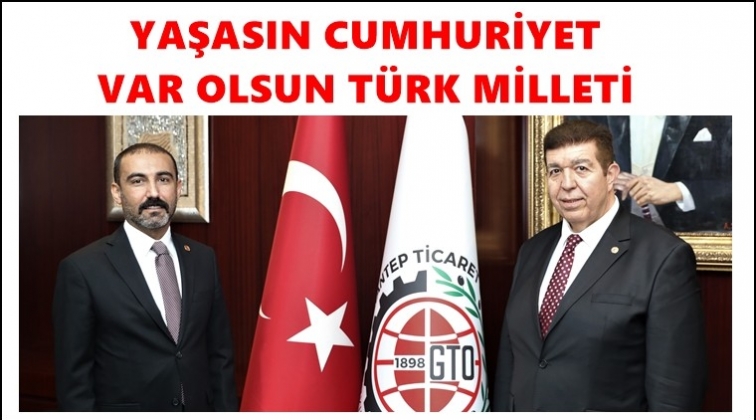 GTO Başkanları Cumhuriyet Bayramı’nı kutladı