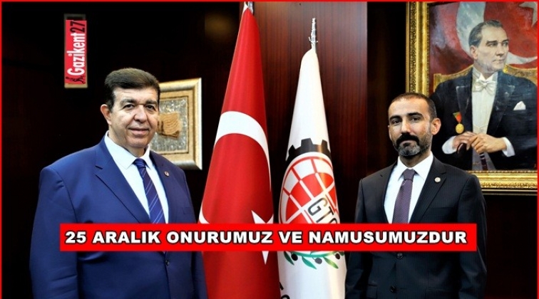 GTO Başkanlarından 25 Aralık kutlama mesajı