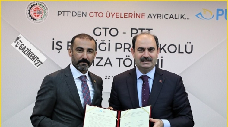 GTO ve PTT işbirliği protokolü imzalandı
