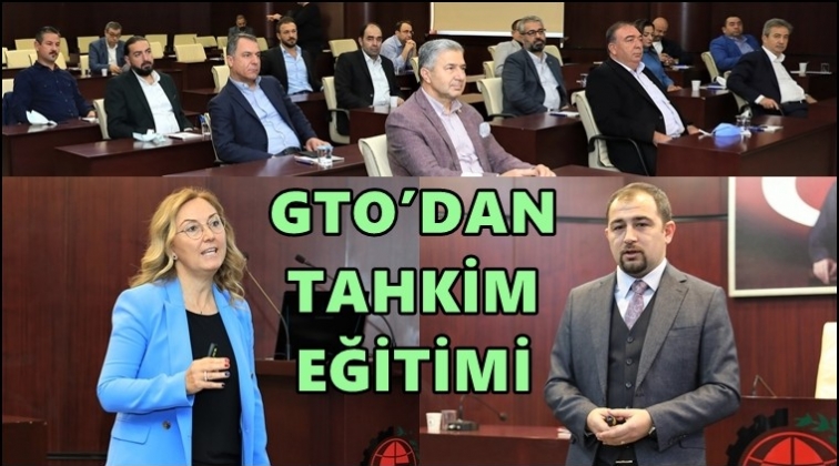 GTO'dan tahkim eğitimi...