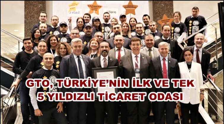 GTO’nun hizmet kalitesi 5 yıldız ile ödüllendirildi