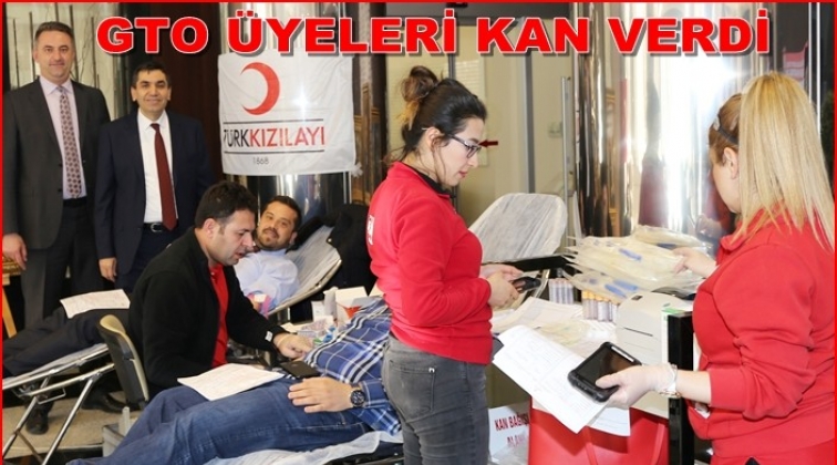GTO'nun kan bağışı kampanyasına yoğun ilgi